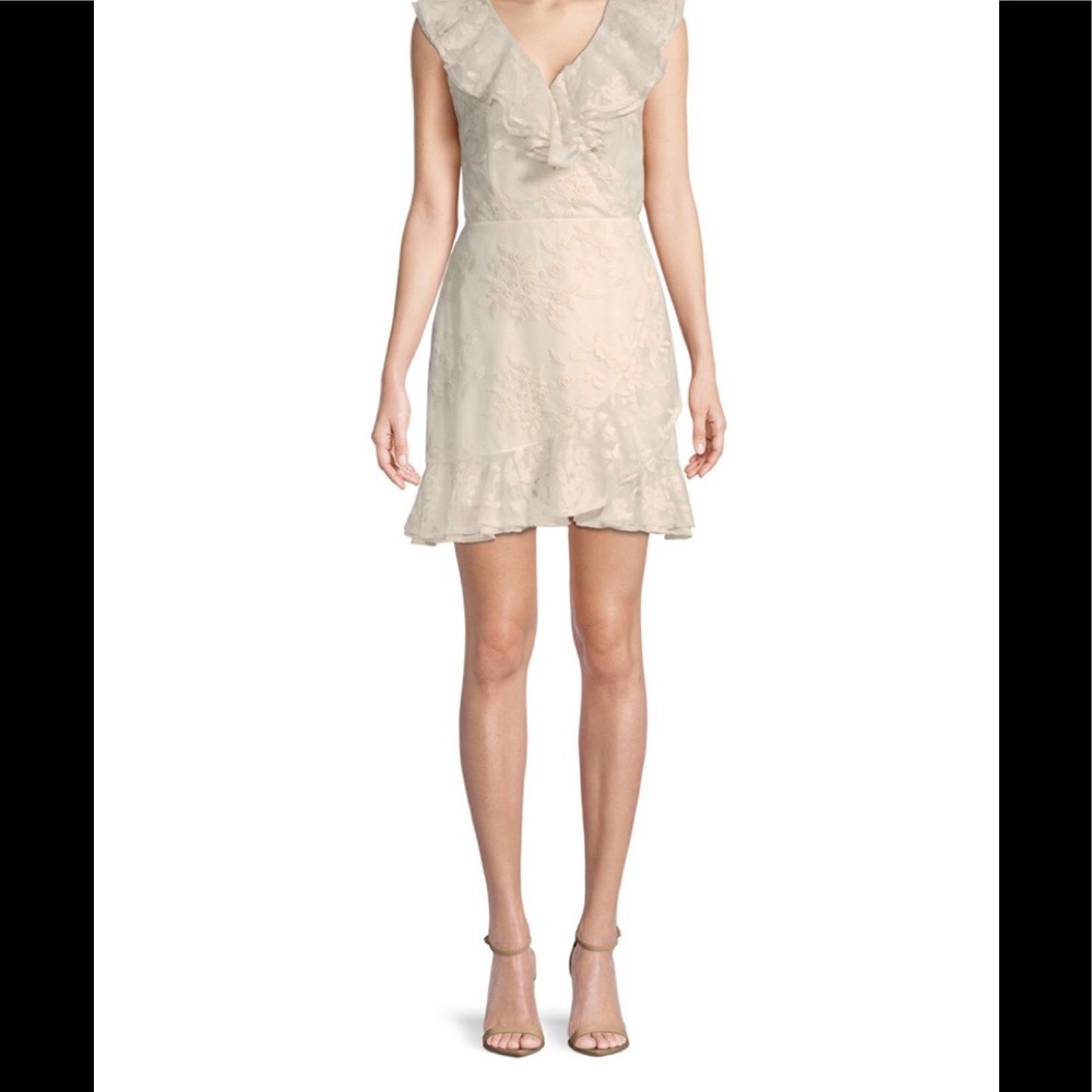 Cocktail Mini ivory lace dress, BB Dakota